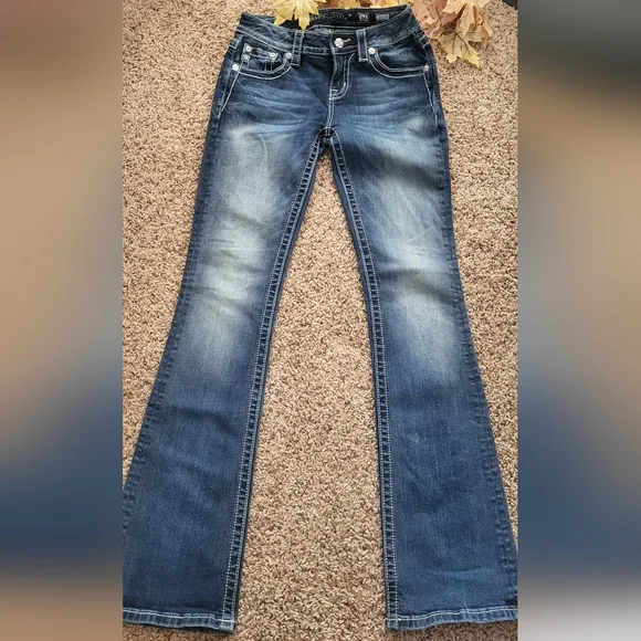 EUC MISS ME JEANS SZ 26 - Picture 4 of 6